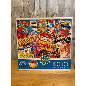 Buffalo Collage Crazy Toy Box Treasures 1000 Piece Jigsaw Puzzle Barbie Mattel